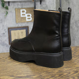 Wild Fable Honor Ankle Platform Combat Boots 94642923 Black 10M