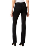 Style & Co Curvy-Fit Low Rise Bootcut Button Fly Zip Jeans Rinse Black 14
