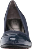 Lifestride Womens Juliana Stretch Wedge Pump Shoes F2858M1 Lux Navy Blue 6.5W