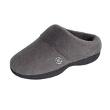 Isotoner Womens Terry Slip in Memory Foam Clog Slippers 96035 Ash Gray M (7.5-8)