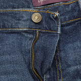 Gloria Vanderbilt Ladies Womens Cuffed Boyfriend Jeans Dark Denim Blue 12