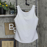 32 Degrees Womens Mini Ribbed Tank Top with Built in Bra 1760130 Pearl Blue 2XL