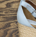 Style & Co Espadrille Wedge Sandals with Ankle Strap 10004896400 Dream Blue 9W