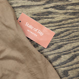 State Of Day 2-Pc. Sleeveless Pajama Set Linen Blend Natural Umber Brown XL