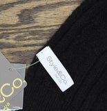 Style & Co. Womens Wrap Scarf Cable Knit Convertible Cozy Fall SC9542505 Black