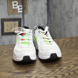 Nike Womens Air Max Excee Lace Up Low Top Sneakers White Volt / Black Laser 6.5M