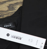 Aqua Womens Embellished Shift Dress IDO12891 Black S
