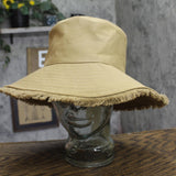 Physician Endorsed Womens Canvas Castaway Bucket Hat Taupe Brown