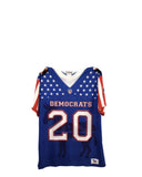 Faux Real Mens Short Sleeve Political Jersey T-Shirt Democrat Blue XL
