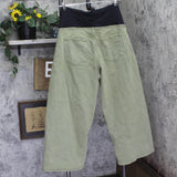 Isabel Maternity By Ingrid & Isabel Sailor Wide Leg Maternity Jeans Green 14