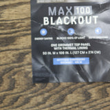 Max Blackout Grommet Blackout Single Curtain Panel Blush Pink White 50x108