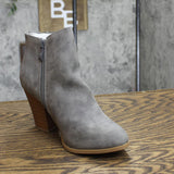 Journee Collection Women's Tru Comfort Foam Vally Bootie Ankle Boot Gray 7.5M