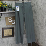 32 Degrees Wide Leg Pants Ribbed Semi-Flare Pants Urban Chic Gray Green L