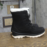 Universal Thread Womens Corie Boots Winter Lace Up 94642619 Black 6M