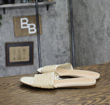 A New Day Womens Elain Pearl Mesh Slide Sandals 92394992 Cream Off White 9M