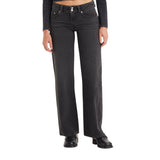 Levi's Womens Superlow Jeans 2-Button Zip Fly 94417309 Mic Dropped Black 31x32