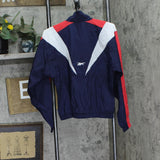 Reebok Womens Pocket Nylon Track Jacket IU0779 Vector Navy Blue XS