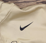 Nike Mens Army Nous Resterons La Therma PO Hoodie Fleece Lined Gold Yellow M