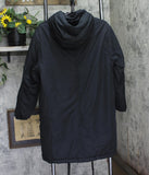 Universal Thread Womens Parka Long Insulated Coat Jacket 94693439 Black S