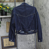 Levi's Shrunken '90s Trucker Denim Jacket 94417468 Shaded View Blue L