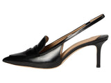 Lauren Ralph Lauren Khloe Leather Slingback Loafer Pump 802982850001 Black 8.5M