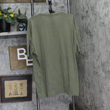 True Classic Short Sleeve Cotton Blend Classic T-Shirt Tee Military Green 2XL