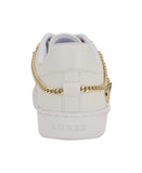 Guess Womens Charm Chain Naoko Sneaker GWNAOKO3 White 9M