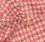 London Times Womens Houndstooth Faux-Wrap A-Line Dress T7764M Pink Multi 16