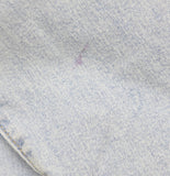 Levi's Womens Ribcage Straight Full Length Jeans Button Fly All Alone Blue 24x32