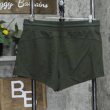 All in Motion Womens French Terry Pull On Shorts 166f4e7e2cf87e Green XL