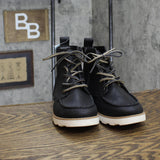 Cat & Jack Boys Kids Lace Up Bosley Boots 88435812 Black 5