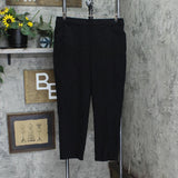 Alfred Dunner Womens Petite Allure Proportioned Pants 01716 Black 12P