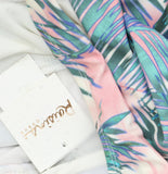 Raisins Curve Printed Twist-Front Swimdress One Piece Swimsuit Pink Multi 20W