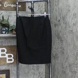 Ann Taylor Womens Zip Front Textured Pencil A-Line Skirt 1667e44ddcb1e1 Black 4P