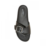 Universal Thread Womens Cameron Single Band Footbed Sandals 89998530 Black 8.5M