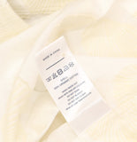 NN07 Mens Freddy 5715 Button Up Textured Shell Shirt Collared Ivory Off White XL