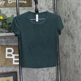 Auden Womens Pointelle Short Sleeve Shirt Pajama Set 94651989 Green S