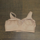 Glamorise Womens MagicLift Cotton Support Wirefree Bra 1001 1001 Cafe Brown 44F