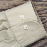 Joseph Abboud Mens Egyptian Combed Cotton Woven Dress Shirt Brown 17 34/35
