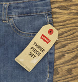 Levis Little Girls Flared Denim Jeans Blue 6X