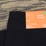 Hearts Of Palm Womens Plus Pull On Stretch Capri Pants 9420799 Black 20W