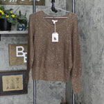 Lc Lauren Conrad Womens Sparkle Crewneck Sweater WL23S019RS1