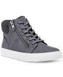 Dv Dolce Vita Womens Anjel Faux-Fur Lace-Up Sneakers Shoes ANJEL Gray 5.5M
