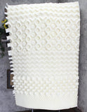 Isotonic 5 Zone 3" Memory Convoluted Visco Foam Mattress Topper Off-white Twin