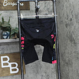 Beroy Womens Stretch Cycling Shorts with Drawstring Black Multi See Measurements