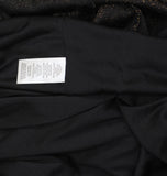 Tommy Hilfiger Womens Puff Ruched Sleeve V Neck Dress A4IK118E Bronze / Black 10