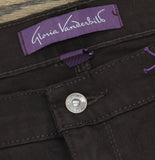 Gloria Vanderbilt Classic Straight-Leg High-Rise Jeans Coffee Roast Brown 16W
