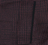 Kasper Single Button Framed Notch Collar Blazer Jacket Shiraz Red / Black 14