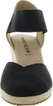 Anne Klein Women's Zoey Wedge Sandal ZOEY01F9 Black 8.5M