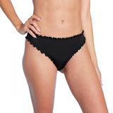 Shade & Shore Womens Ruffle Cheeky Bikini Bottom 89198816